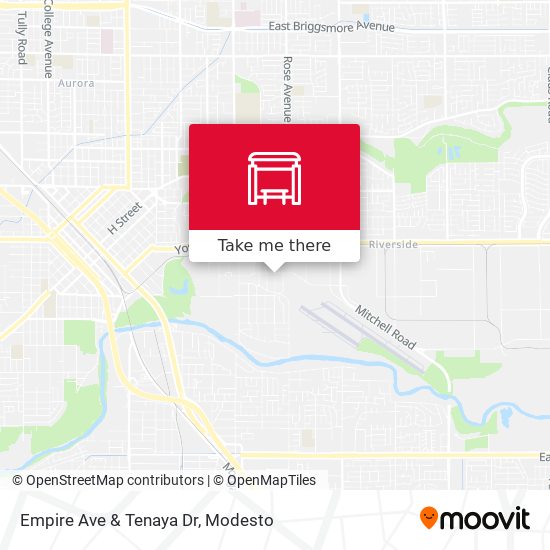 Mapa de Empire Ave & Tenaya Dr