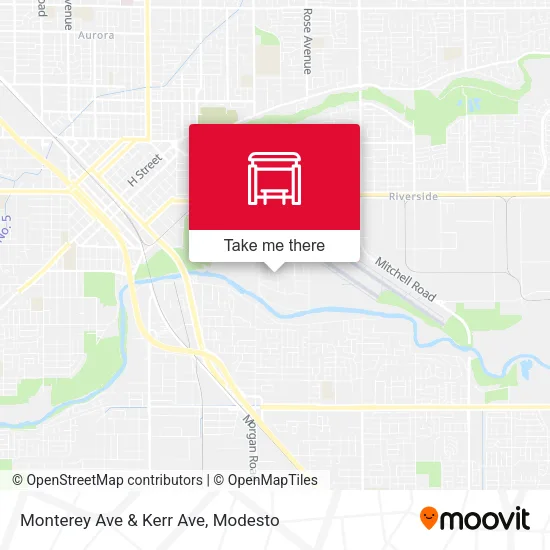 Mapa de Monterey Ave & Kerr Ave