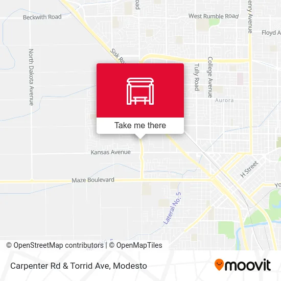 Mapa de Carpenter Rd & Torrid Ave