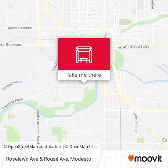 Roselawn Ave & Rouse Ave map