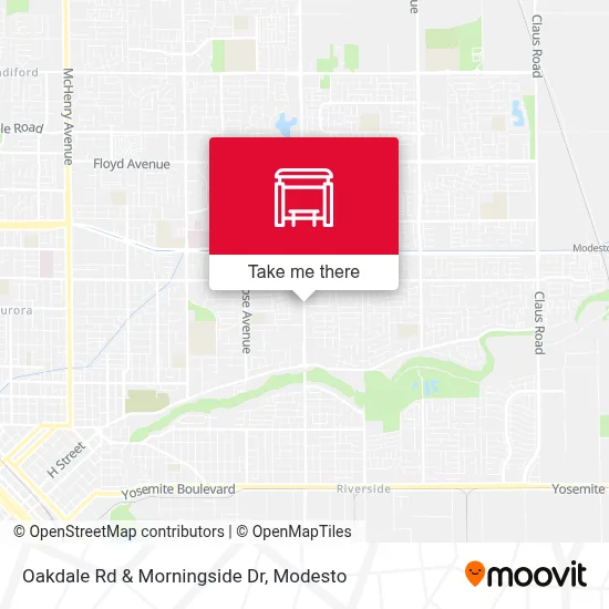 Oakdale Rd & Morningside Dr map