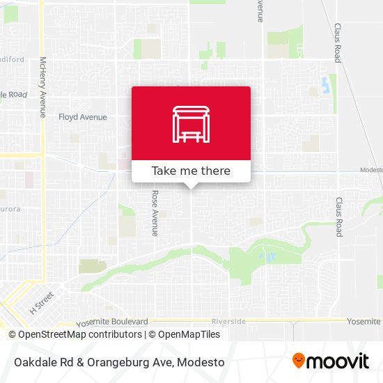 Oakdale Rd & Orangeburg Ave map