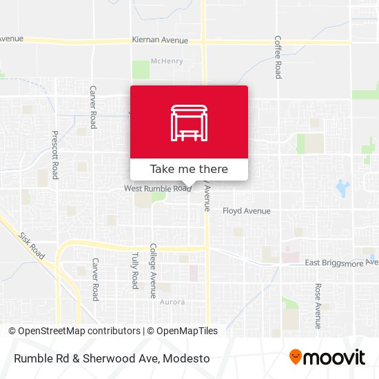 Rumble Rd & Sherwood Ave map