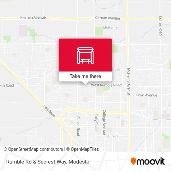 Rumble Rd & Secrest Way map