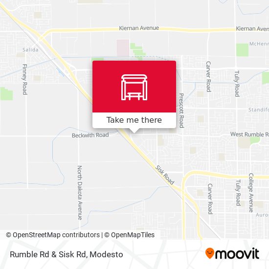 Rumble Rd & Sisk Rd map