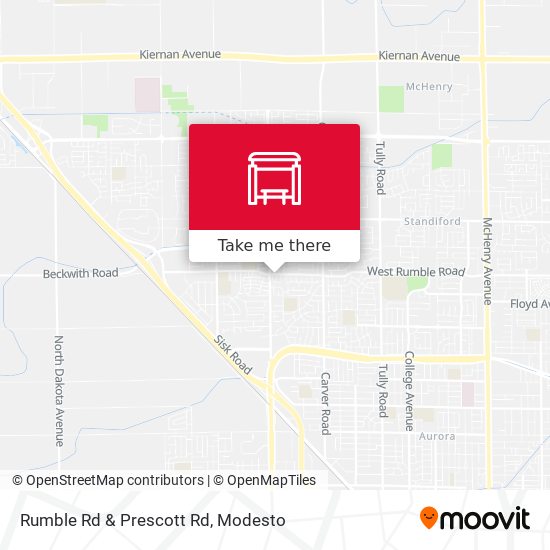 Rumble Rd & Prescott Rd map