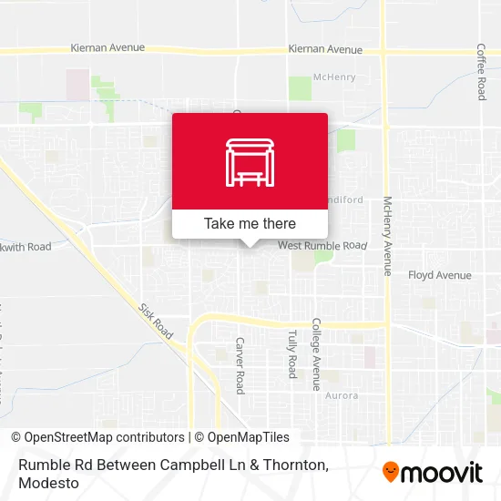 Mapa de Rumble Rd Between Campbell Ln & Thornton