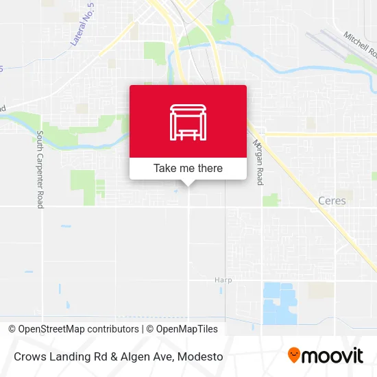 Mapa de Crows Landing Rd & Algen Ave