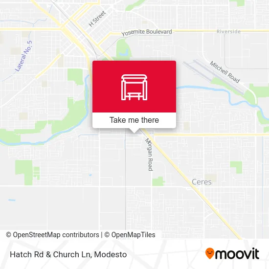 Mapa de Hatch Rd & Church Ln