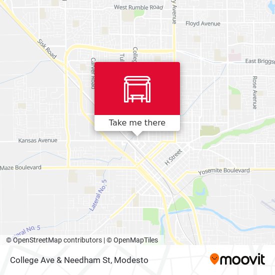 College Ave & Needham St map