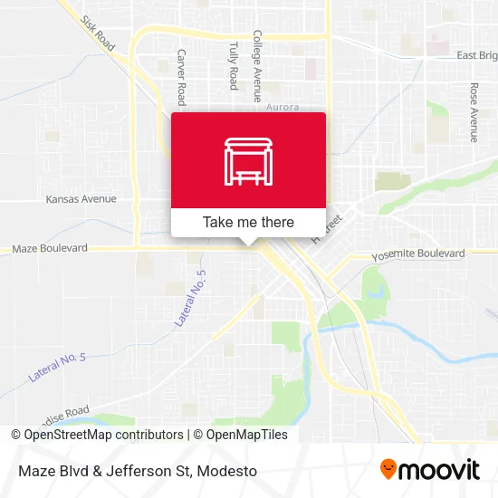 Mapa de Maze Blvd & Jefferson St
