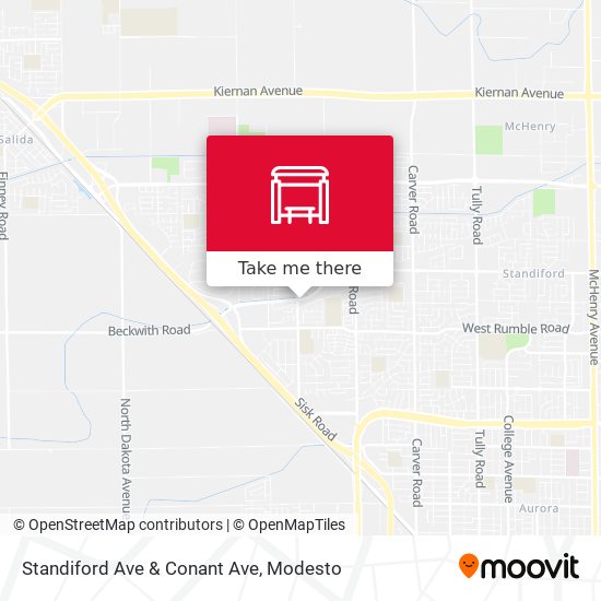 Standiford Ave & Conant Ave map