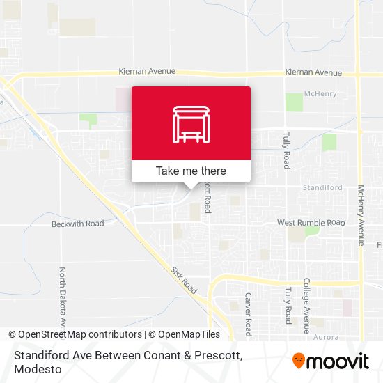 Mapa de Standiford Ave Between Conant & Prescott