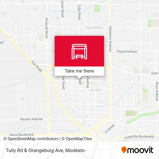 Mapa de Tully Rd & Orangeburg Ave