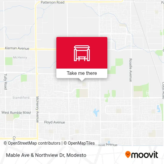 Mable Ave & Northview Dr map