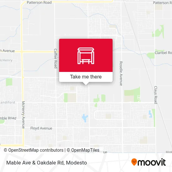 Mable Ave & Oakdale Rd map
