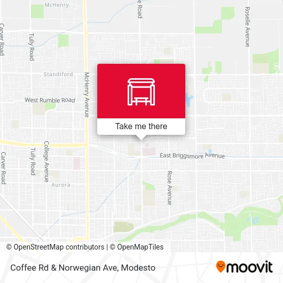 Mapa de Coffee Rd & Norwegian Ave