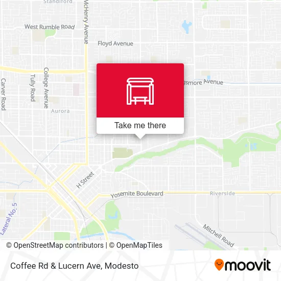 Mapa de Coffee Rd & Lucern Ave