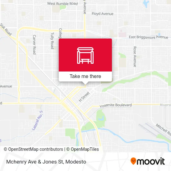 Mapa de Mchenry Ave & Jones St