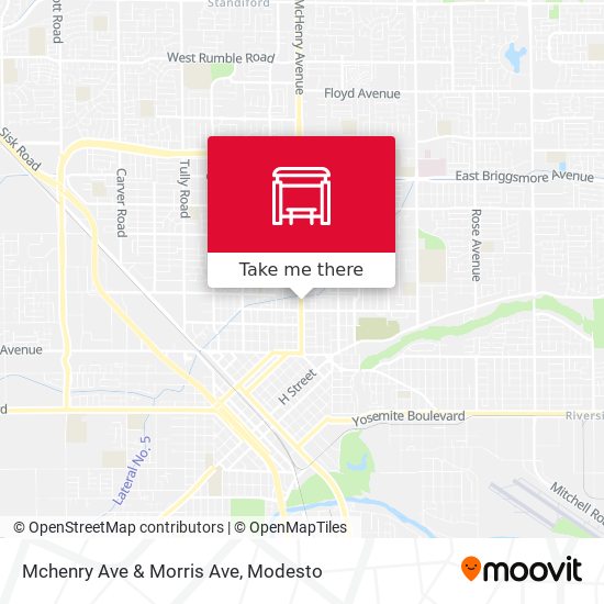 Mchenry Ave & Morris Ave map