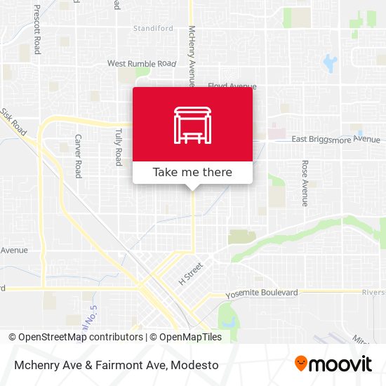 Mchenry Ave & Fairmont Ave map