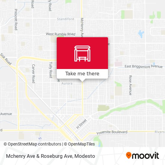 Mchenry Ave & Roseburg Ave map