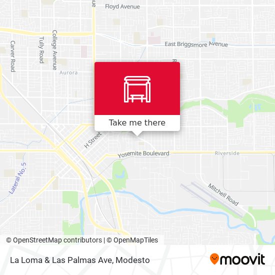 Mapa de La Loma & Las Palmas Ave