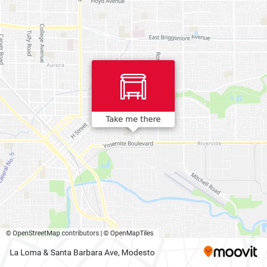 La Loma & Santa Barbara Ave map