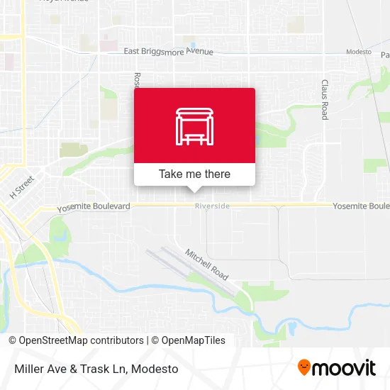 Mapa de Miller Ave & Trask Ln