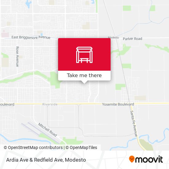 Ardia Ave & Redfield Ave map