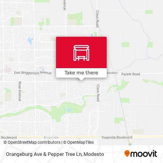 Orangeburg Ave & Pepper Tree Ln map