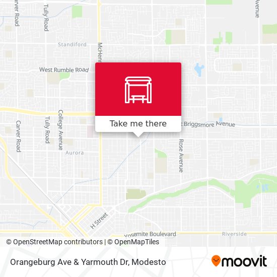 Orangeburg Ave & Yarmouth Dr map