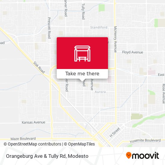 Orangeburg Ave & Tully Rd map