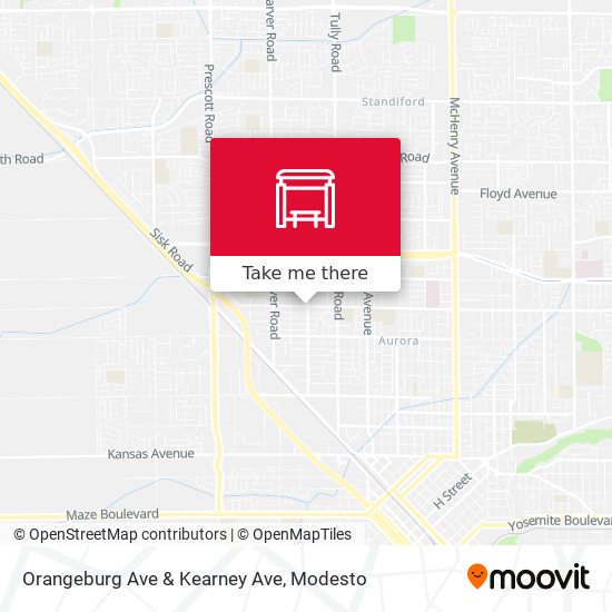 Orangeburg Ave & Kearney Ave map