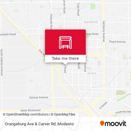 Mapa de Orangeburg Ave & Carver Rd