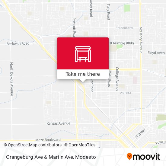 Mapa de Orangeburg Ave & Martin Ave