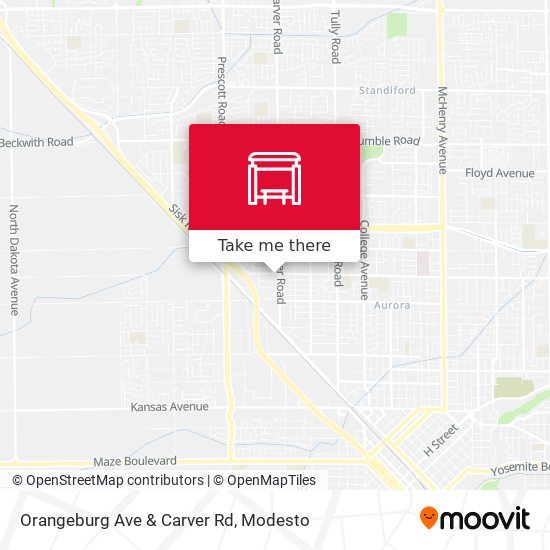 Mapa de Orangeburg Ave & Carver Rd