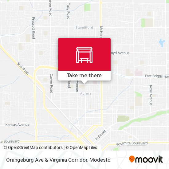 Mapa de Orangeburg Ave & Virginia Corridor