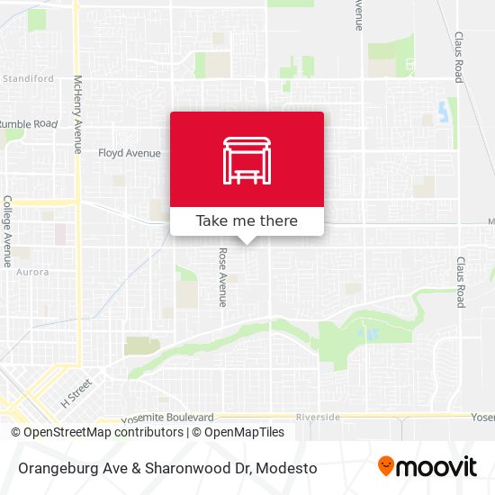 Mapa de Orangeburg Ave & Sharonwood Dr
