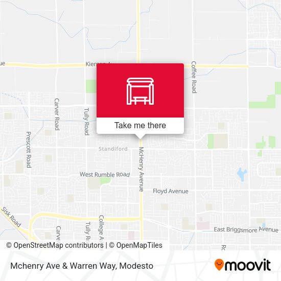 Mchenry Ave & Warren Way map