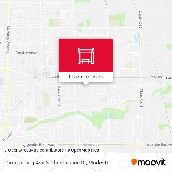 Mapa de Orangeburg Ave & Christiansen Dr