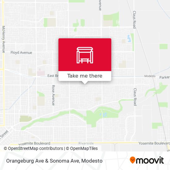 Orangeburg Ave & Sonoma Ave map