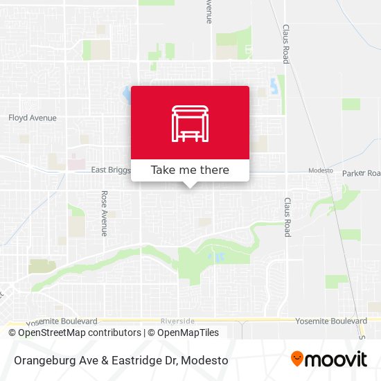 Orangeburg Ave & Eastridge Dr map