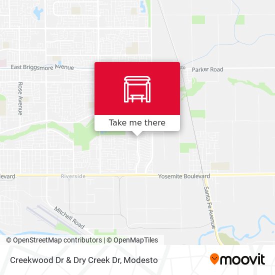 Mapa de Creekwood Dr & Dry Creek Dr