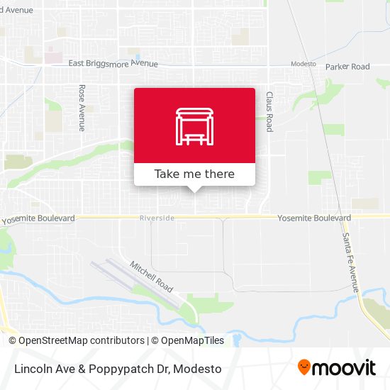 Mapa de Lincoln Ave & Poppypatch Dr