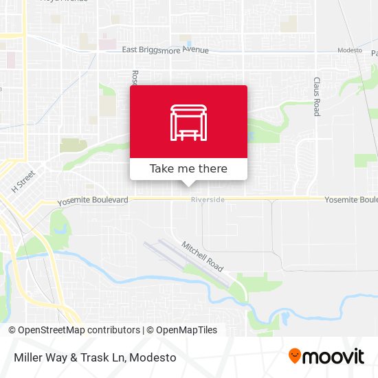 Miller Way & Trask Ln map