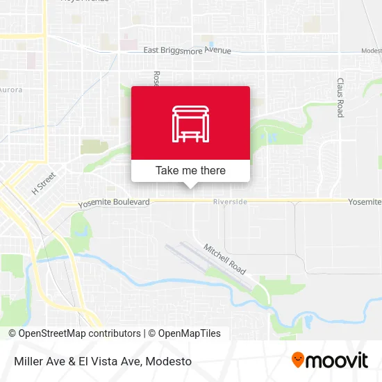 Mapa de Miller Ave & El Vista Ave