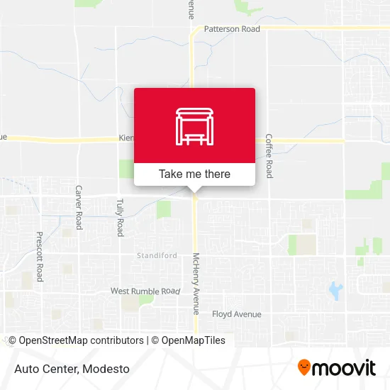 Mapa de Auto Center
