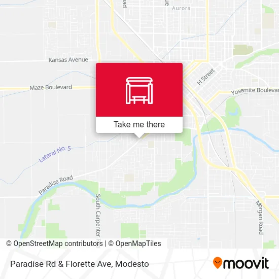 Mapa de Paradise Rd & Florette Ave