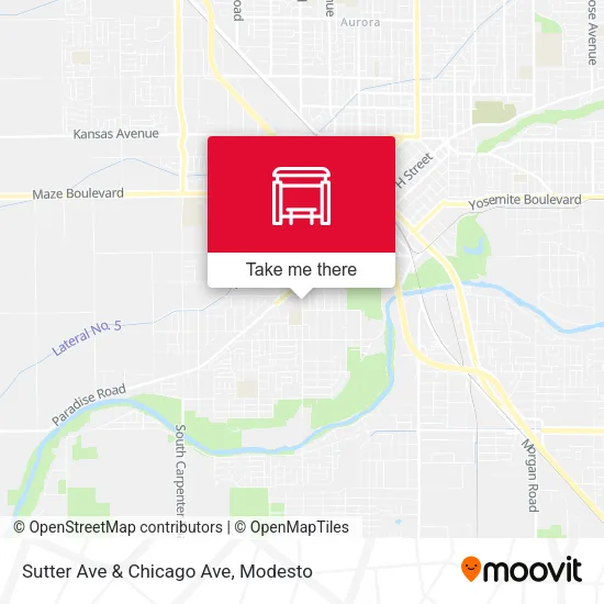 Mapa de Sutter Ave & Chicago Ave
